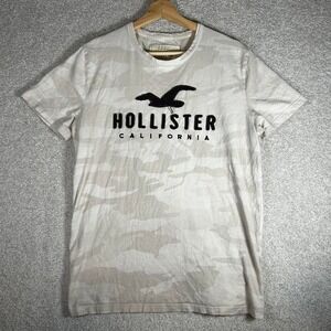 Y2K men's Hollister co camo earth tone tee shirt tshirt Size L